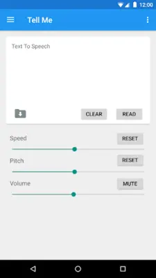 Tell Me - Text To Speech android App screenshot 3